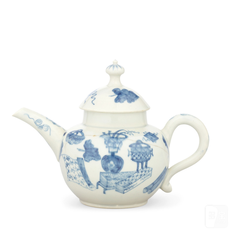 An important Limehouse teapot and cover, circa 1746-48 - 图2